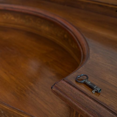 ANTIQUE SIDEBOARD ENGLISH ROSEWOOD DRESSER BOXWOOD INLAY VICTORIAN C1900 - ADDITIONAL PHOTO 8