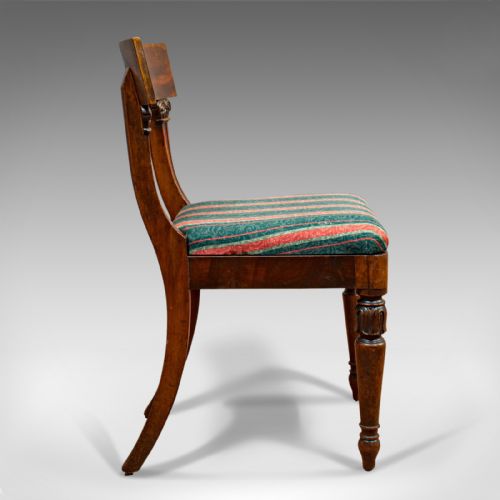 fig 2. Antique Set of Six Dining Chairs, Mahogany Suite, Spillman and Co, Regency c1820