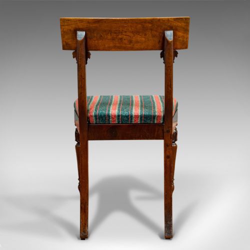 fig 4. Antique Set of Six Dining Chairs, Mahogany Suite, Spillman and Co, Regency c1820