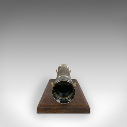 fig 3. Antique Marine Telescope, English, Single Draw, Ship, Refractor, Victorian