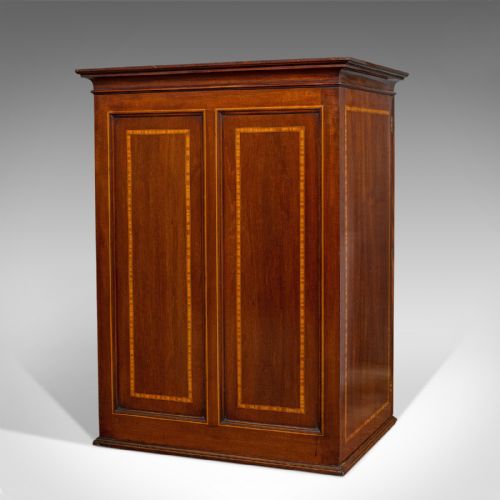 fig 4. Antique Specimen Cabinet, English, Mahogany, Chest of Drawers, Shop, Edwardian