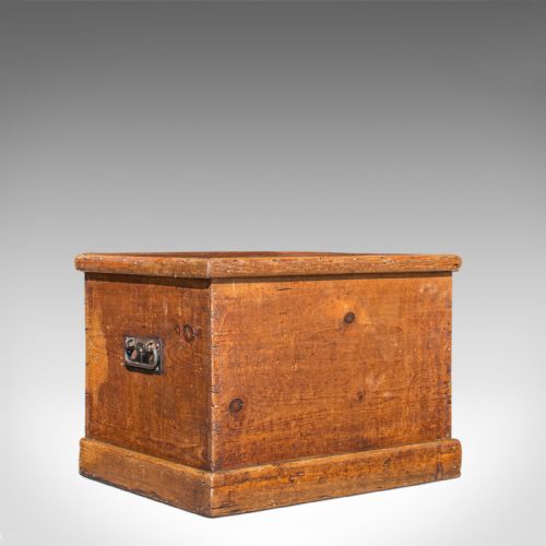 Antique Carriage Chest, English, Blanket Trunk, 19th Century, Circa 1850
