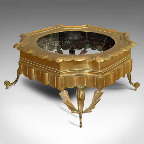 fig 4. Large Antique Islamic Fire Pit, Arabic, Brass, Ceremonial Brazier, Circa 1900
