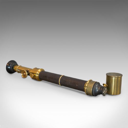 fig 1. Antique Spectrometer, French, Brass, Scientific Instrument, J G Hofmann, 1860