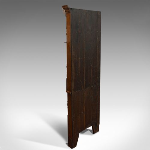 fig 4. Tall, Antique Corner Cabinet, English, Oak, Georgian, Pot Cupboard, Circa 1800