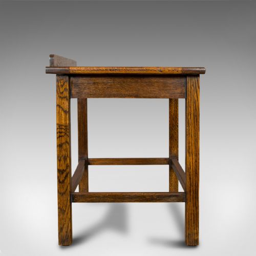 fig 3. Antique Luggage Rack, English, Oak, Hallway, Edwardian c.1910