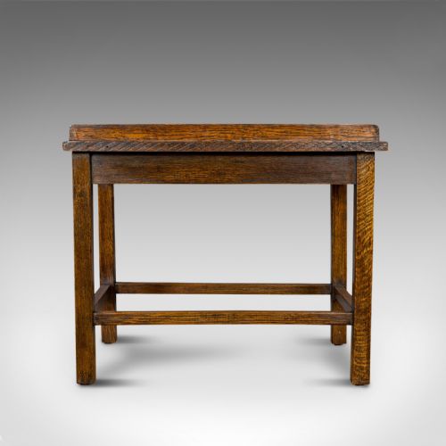 fig 4. Antique Luggage Rack, English, Oak, Hallway, Edwardian c.1910