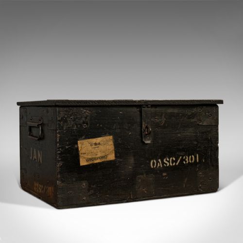 Antique Railway Carriage Chest, English, Pine, Mail Trunk, Gwr, Edwardian, 1910