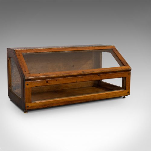Antique Display Case, Haberdashery, Retail Counter Top Cabinet, Edwardian, 1910