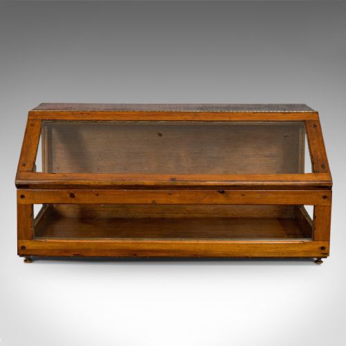 fig 2. Antique Display Case, Haberdashery, Retail Counter Top Cabinet, Edwardian, 1910