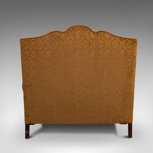 fig 3. Antique Queen Anne Style Sofa, English, Two Seat Settee, Victorian, Circa 1880