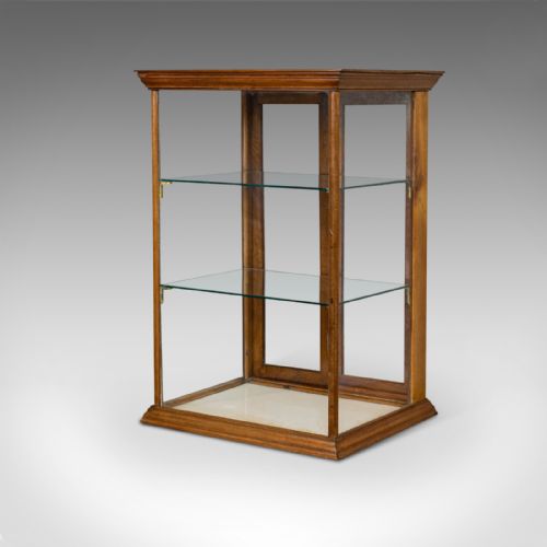 fig 2. Antique Shop Display Cabinet, English, Walnut, Shopfitting, Chemist, Victorian