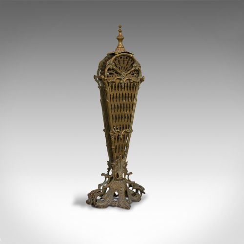fig 1. Antique Peacock Fire Screen, French, Brass, Fireside, Art Nouveau, Victorian