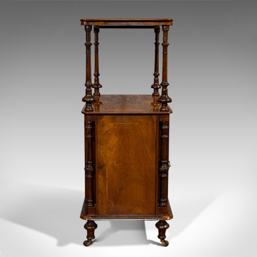 fig 4. Antique Music Cabinet, English, Walnut, Display Cupboard, Whatnot, Victorian