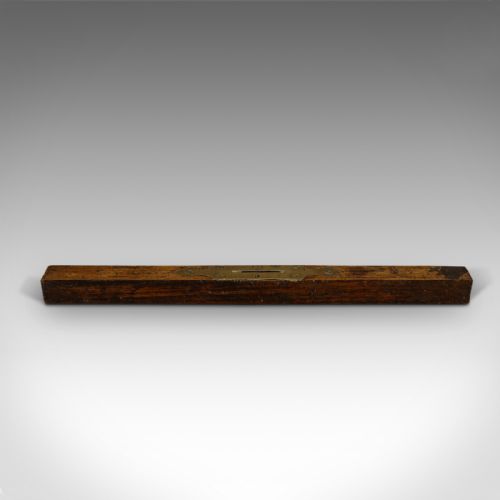 fig 1. Large Antique Spirit Level, Mahogany, Brass, Craftsman, Instrument, William IV