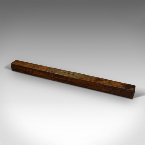 fig 2. Large Antique Spirit Level, Mahogany, Brass, Craftsman, Instrument, William IV