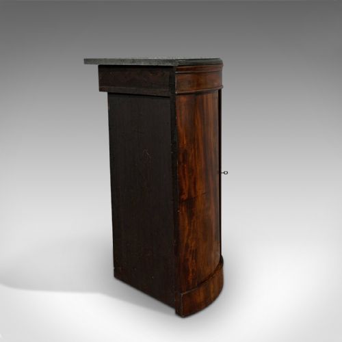 fig 4. Antique Corner Cupboard, Mahogany, Bow Front, Floor Standing, Georgian, C.1780