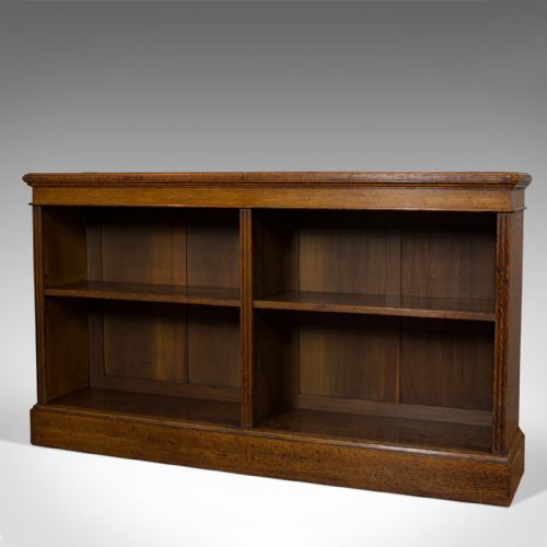 fig 3. Large Antique Library Bookcase, Scottish, Oak, Bookshelf, Cabinet, Victorian