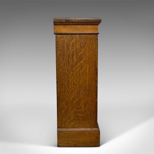 fig 4. Large Antique Library Bookcase, Scottish, Oak, Bookshelf, Cabinet, Victorian