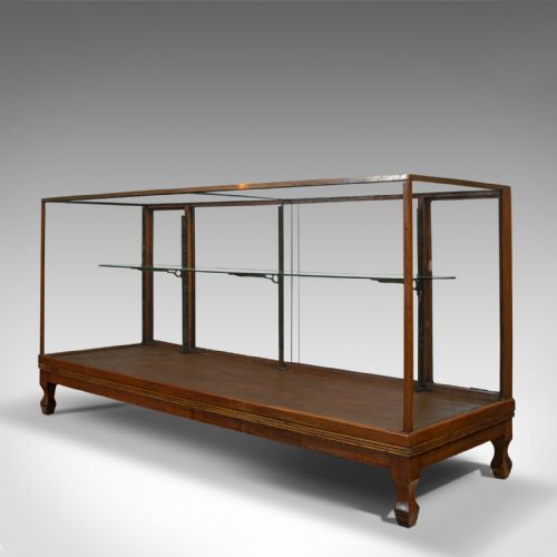 fig 2. Antique Haberdashery Cabinet, Mahogany, Glass, Museum Showcase, Edwardian, 1910