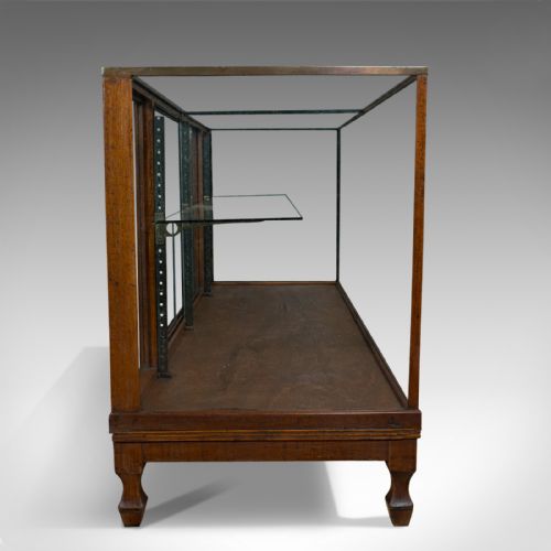 fig 3. Antique Haberdashery Cabinet, Mahogany, Glass, Museum Showcase, Edwardian, 1910