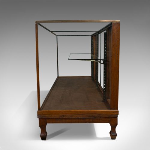 fig 4. Antique Haberdashery Cabinet, Mahogany, Glass, Museum Showcase, Edwardian, 1910