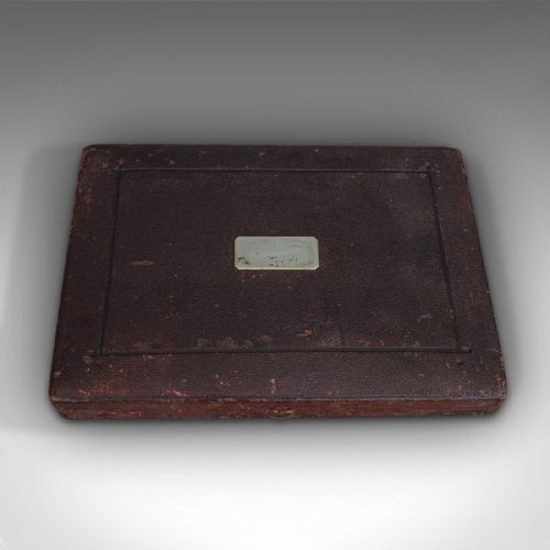 fig 2. Antique Instrument Set, English, Architect's, Technical Drawing, Davis & Sons
