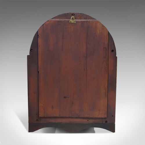 fig 5. Antique Butler's Mirror, English, Rosewood, Dome Top, Wall, Victorian, C.1880