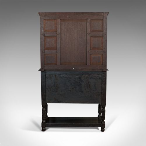 ANTIQUE CHARLES II REVIVAL DRESSER ENGLISH OAK SIDEBOARD VICTORIAN C1880 - ADDITIONAL PHOTO 5