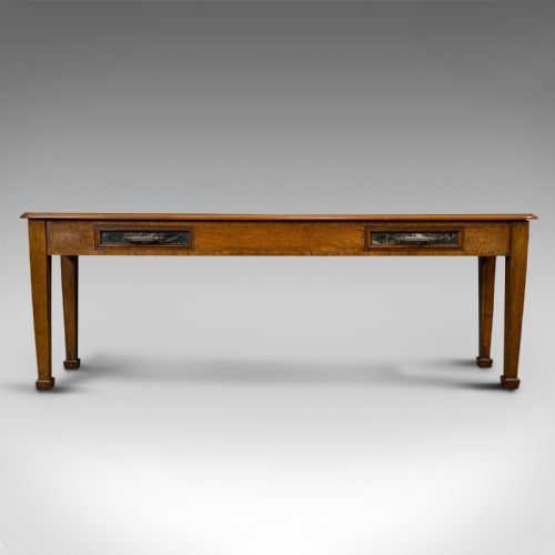 fig 1. Antique Console Table, Large, Scottish, Walnut, J & T Scott, Victorian