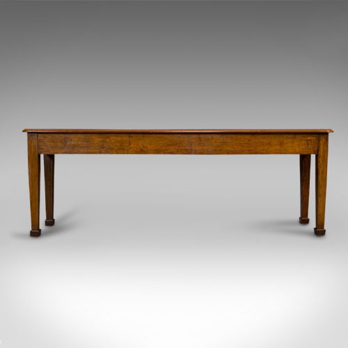 fig 5. Antique Console Table, Large, Scottish, Walnut, J & T Scott, Victorian