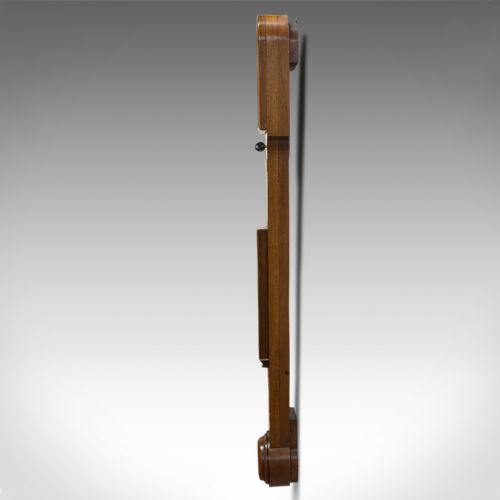 fig 3. Antique Stick Barometer, Walnut, Scientific Instrument, Negretti & Zambra, 1900