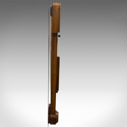 fig 4. Antique Stick Barometer, Walnut, Scientific Instrument, Negretti & Zambra, 1900