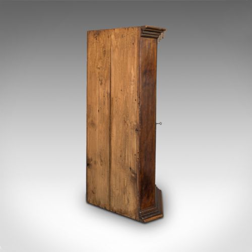 fig 3. Antique Corner Cabinet, English, Walnut, Astragal Glazed, Georgian