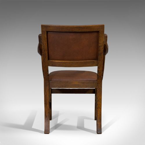 fig 4. Set of 8, Antique Dining Chairs, Oak, Seat, Arts & Crafts, Hamptons, Edwardian