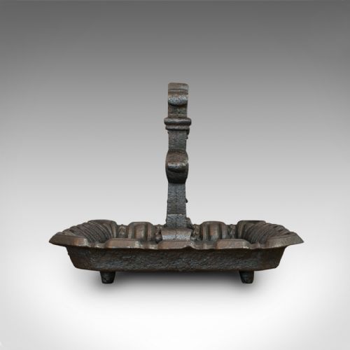 fig 3. Large Antique Boot Scraper, English, Wrought Iron, Aesthetic Period, Circa 1880