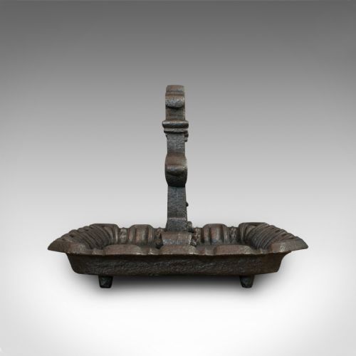 fig 4. Large Antique Boot Scraper, English, Wrought Iron, Aesthetic Period, Circa 1880