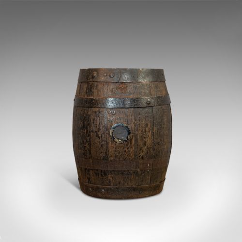 fig 1. Pair Of Antique Whiskey Barrels, Oak, Taunton, Victorian, 1900