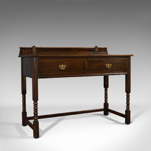 Antique Sideboard, English, Oak, Harris Lebus, Edwardian