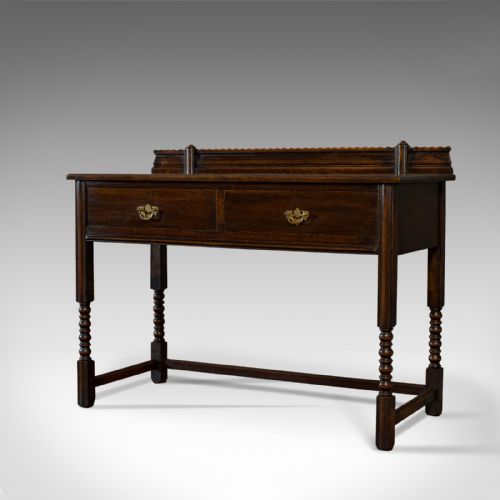 fig 2. Antique Sideboard, English, Oak, Harris Lebus, Edwardian