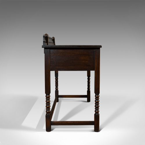 fig 4. Antique Sideboard, English, Oak, Harris Lebus, Edwardian