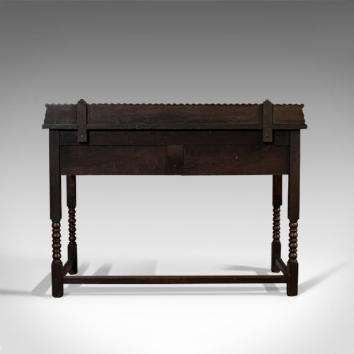 fig 5. Antique Sideboard, English, Oak, Harris Lebus, Edwardian