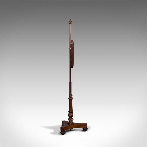 fig 2. Antique Pole Screen, English, Mahogany, Fireside Screen, Tapestry, Regency, 1820