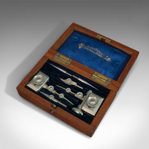 fig 4. Antique Trammel Point Set, Draughtsman's Instruments, Stanley, Victorian, C.1900