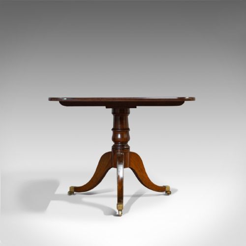 fig 3. Antique Breakfast Table, English, Mahogany, Tilt Top, Dining, Regency, C.1820