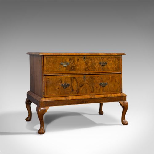 Antique Chest on Stand, Walnut, Chest of Drawers, Georgian Revival, Victorian