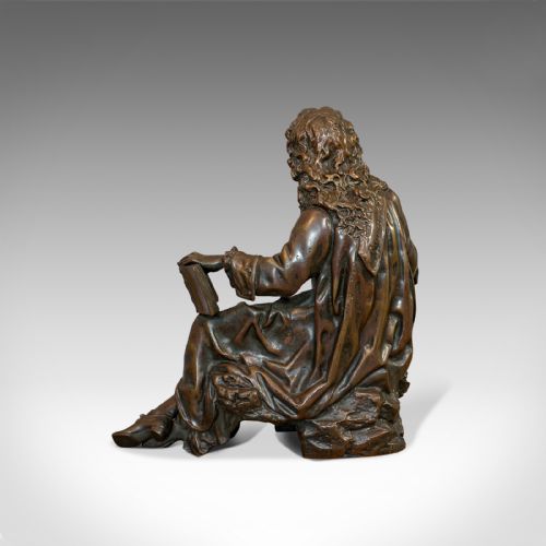 fig 4. Antique Fontaine Figure, French, Bronze, Statue, After Ernest Rancoulet, C.1920