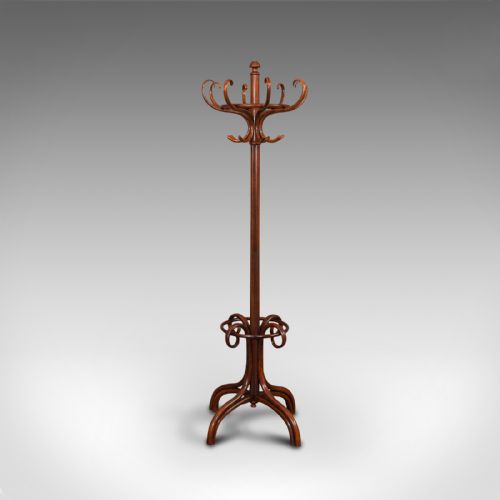 fig 2. Antique Hallway Coat Stand, English, Bentwood, Hall, Stick, Edwardian, C.1910