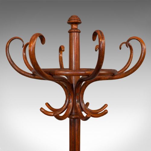 fig 3. Antique Hallway Coat Stand, English, Bentwood, Hall, Stick, Edwardian, C.1910