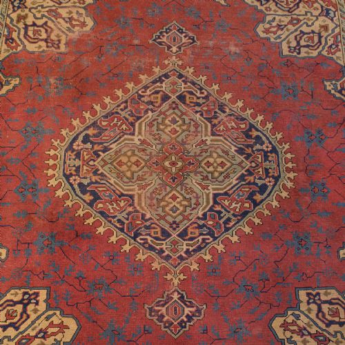 fig 2. Very Large 13' Antique Serapi Carpet, Persian Rug, Heriz Region, Victorian, 1900
